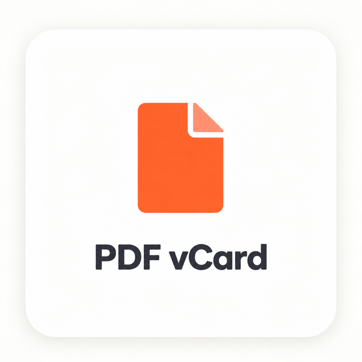 PDF vCard