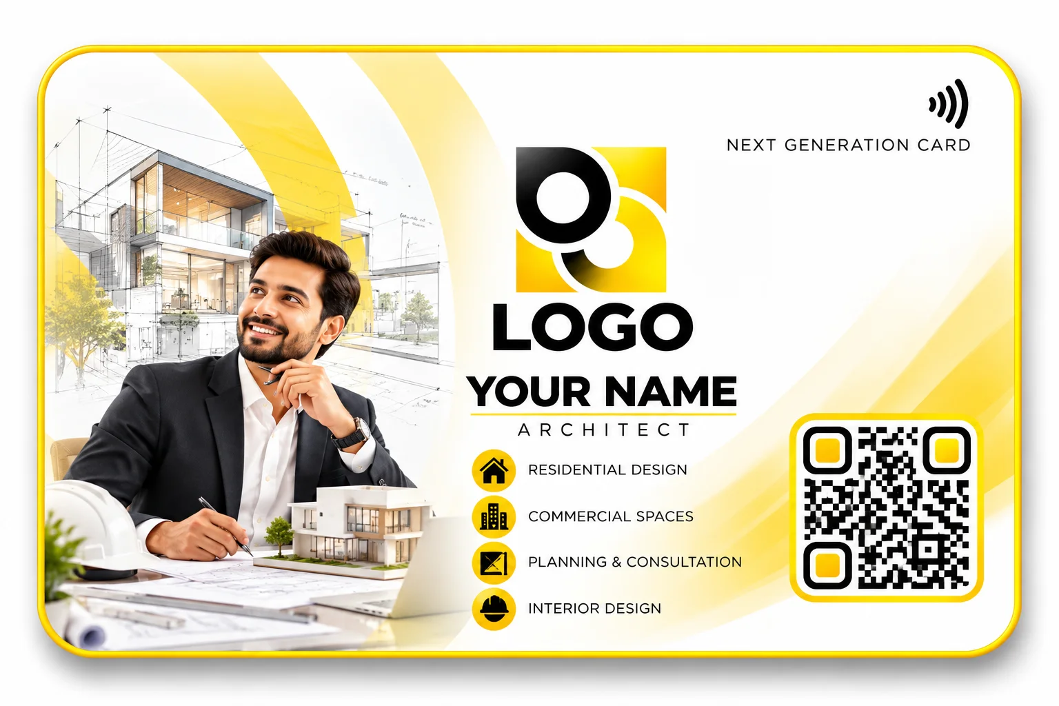 Architect NFC visiting card