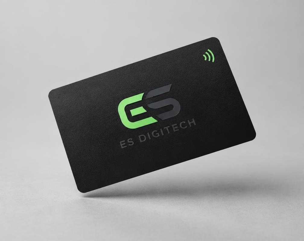 Classic Black PVC NFC Card