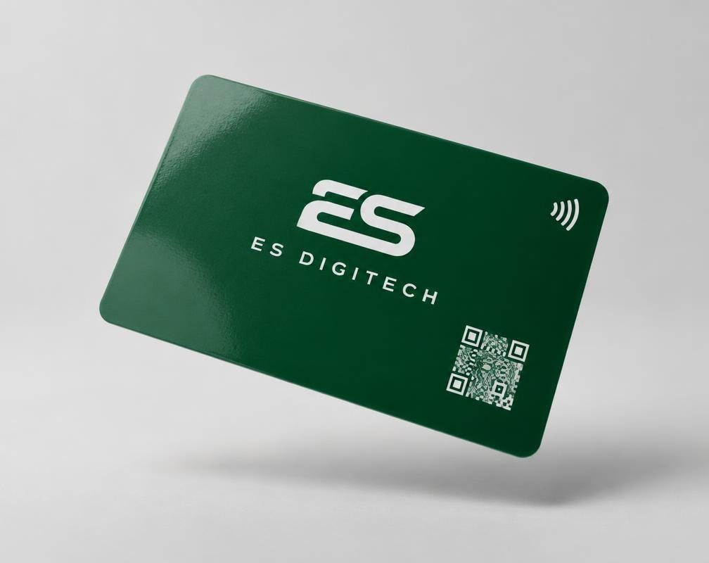 Glossy Green PVC NFC Card