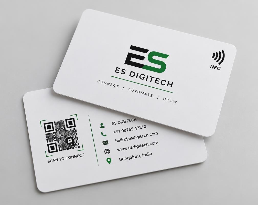 Matte White PVC NFC Card
